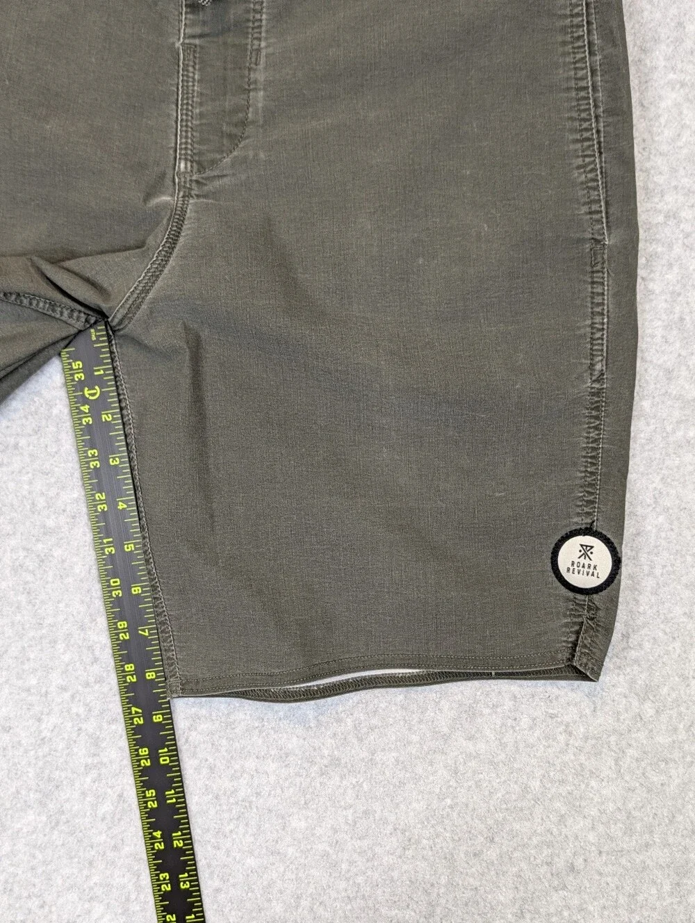 Roark Revival Well Worn Board Shorts Men's 32 Green Hybrid Hiking